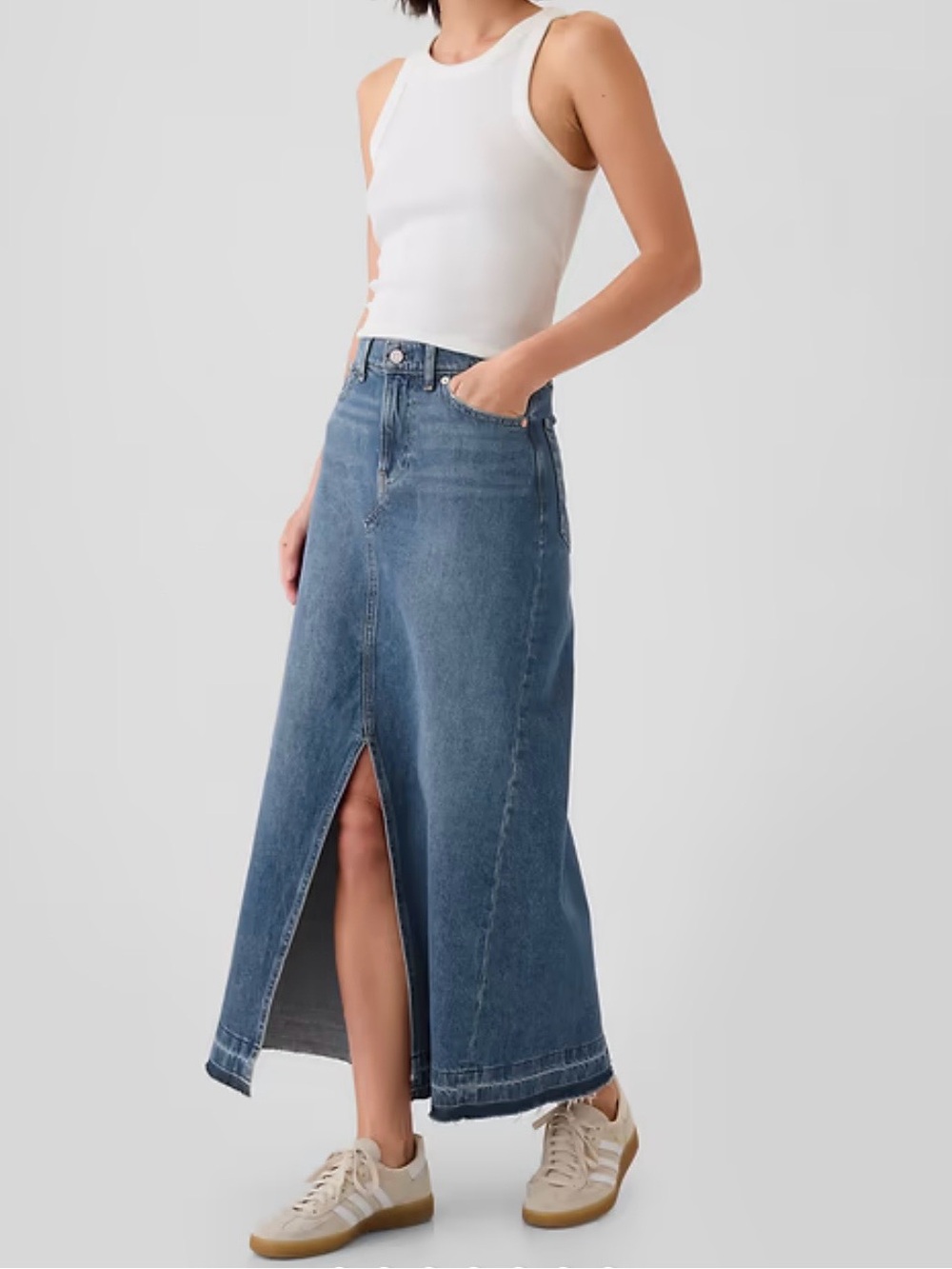 Gap Denim Maxi Skirt